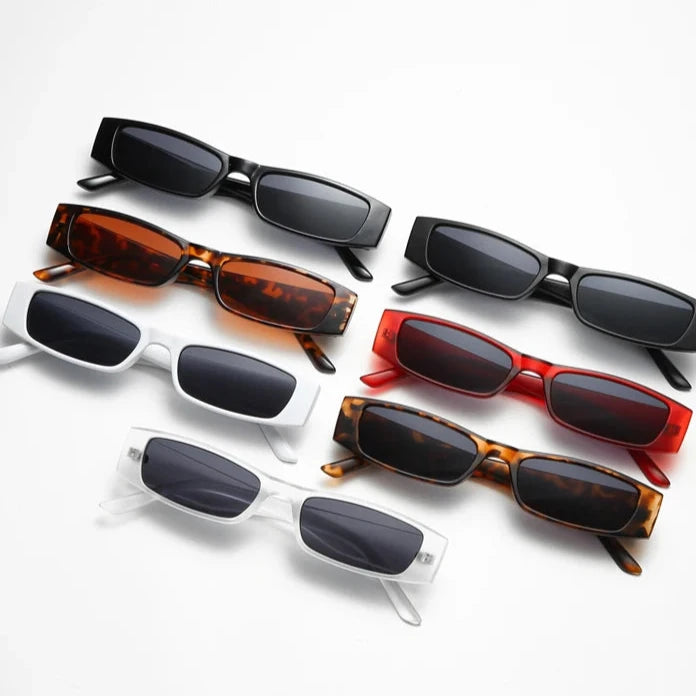 QUIRRA Retro Rectangle Sunglasses