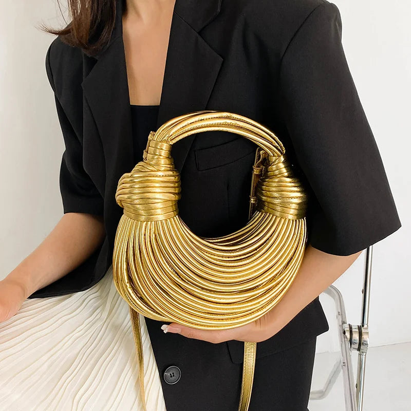 IBAI Handwoven Rope Knotted Clutch Bag