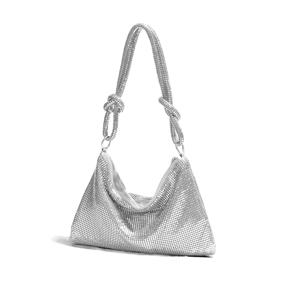 HAYLES Soft Sequins Y2K Clutch Bag