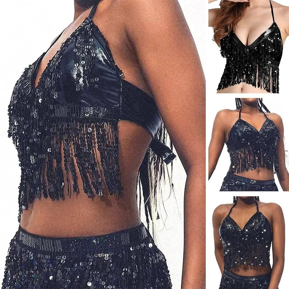LAYLA Glitter Crop Top