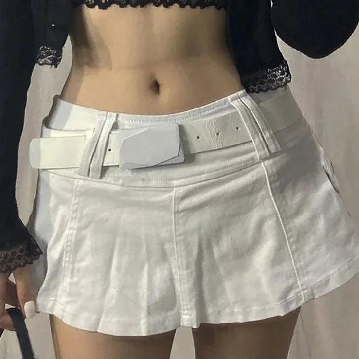 NIYA Low Waist Micro Y2K Skirt