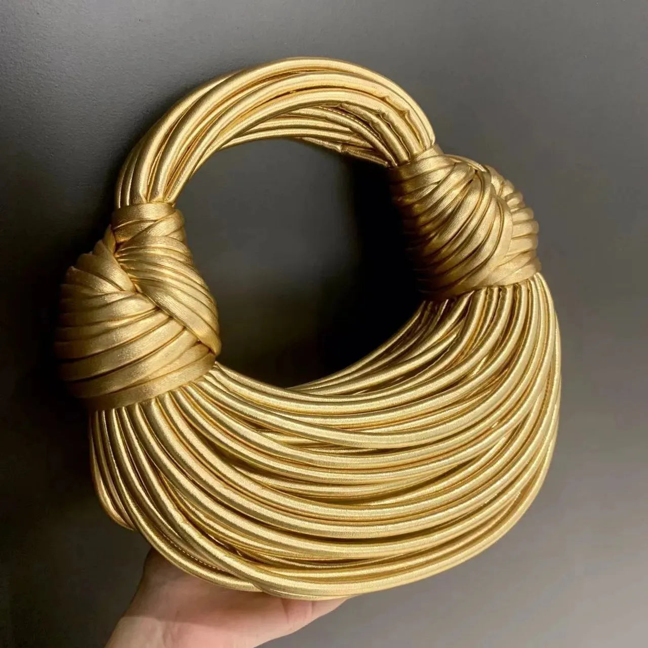 IBAI Handwoven Rope Knotted Clutch Bag