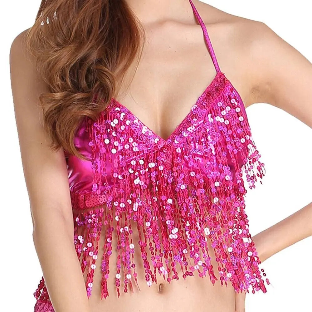 LAYLA Glitter Crop Top