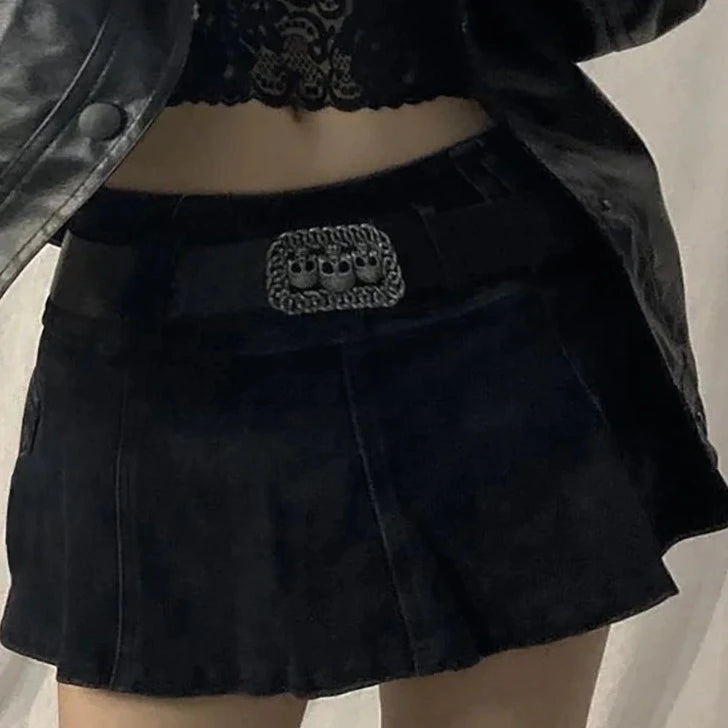 NIYA Low Waist Micro Y2K Skirt