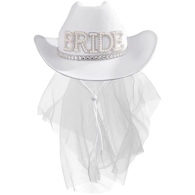 WILLOW Bride To Be Hen Cowboy Hat