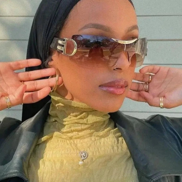 FINA Y2K Oversize 2000'S Sunglasses