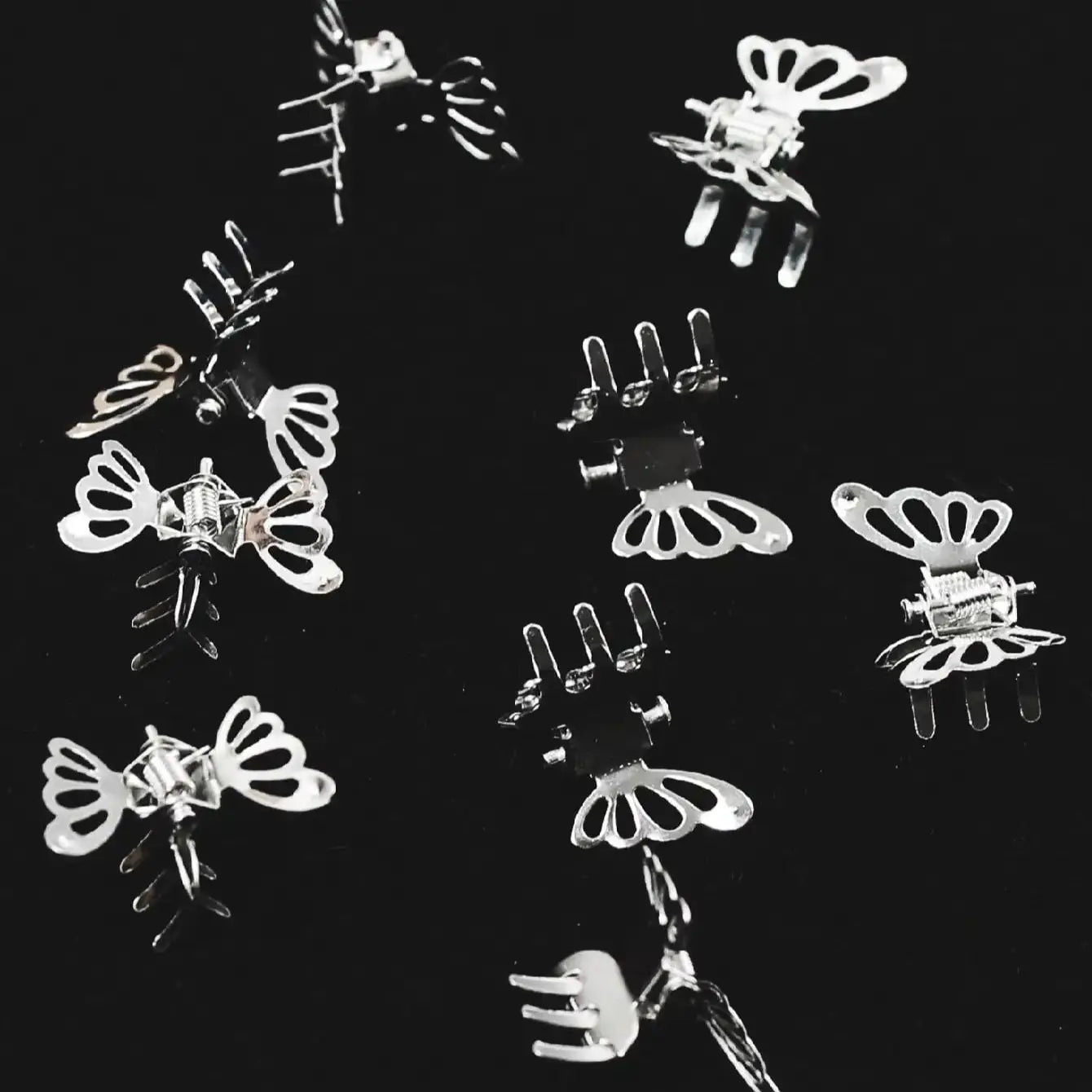 LOLI Butterfly Design Retro Design Hair Clips 10pcs