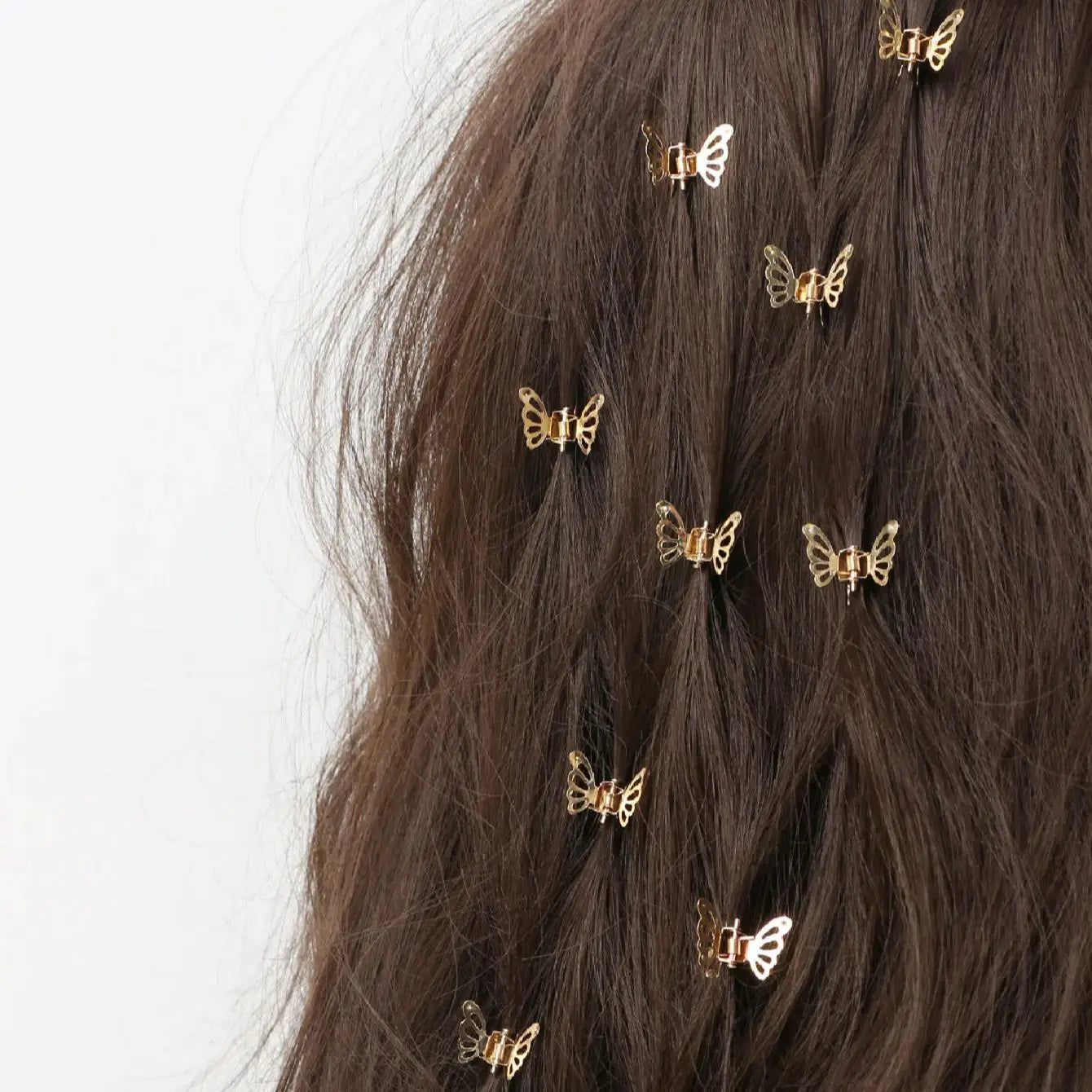 LOLI Butterfly Design Retro Design Hair Clips 10pcs