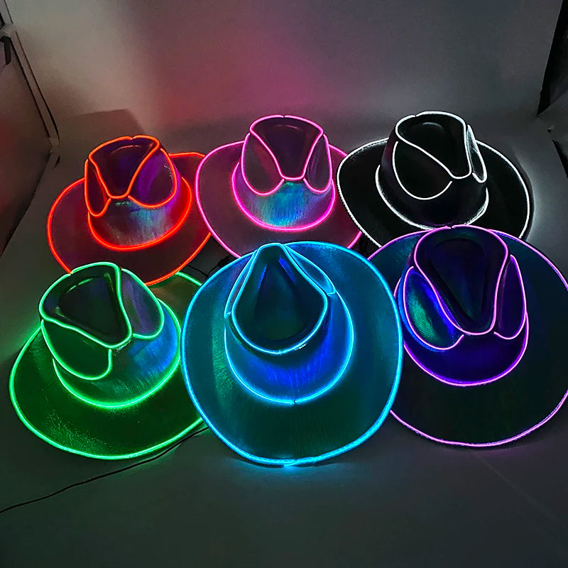 YAZ Light Up Cowgirl Shine Hat