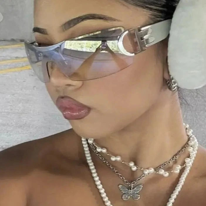 FINA Y2K Oversize 2000'S Sunglasses