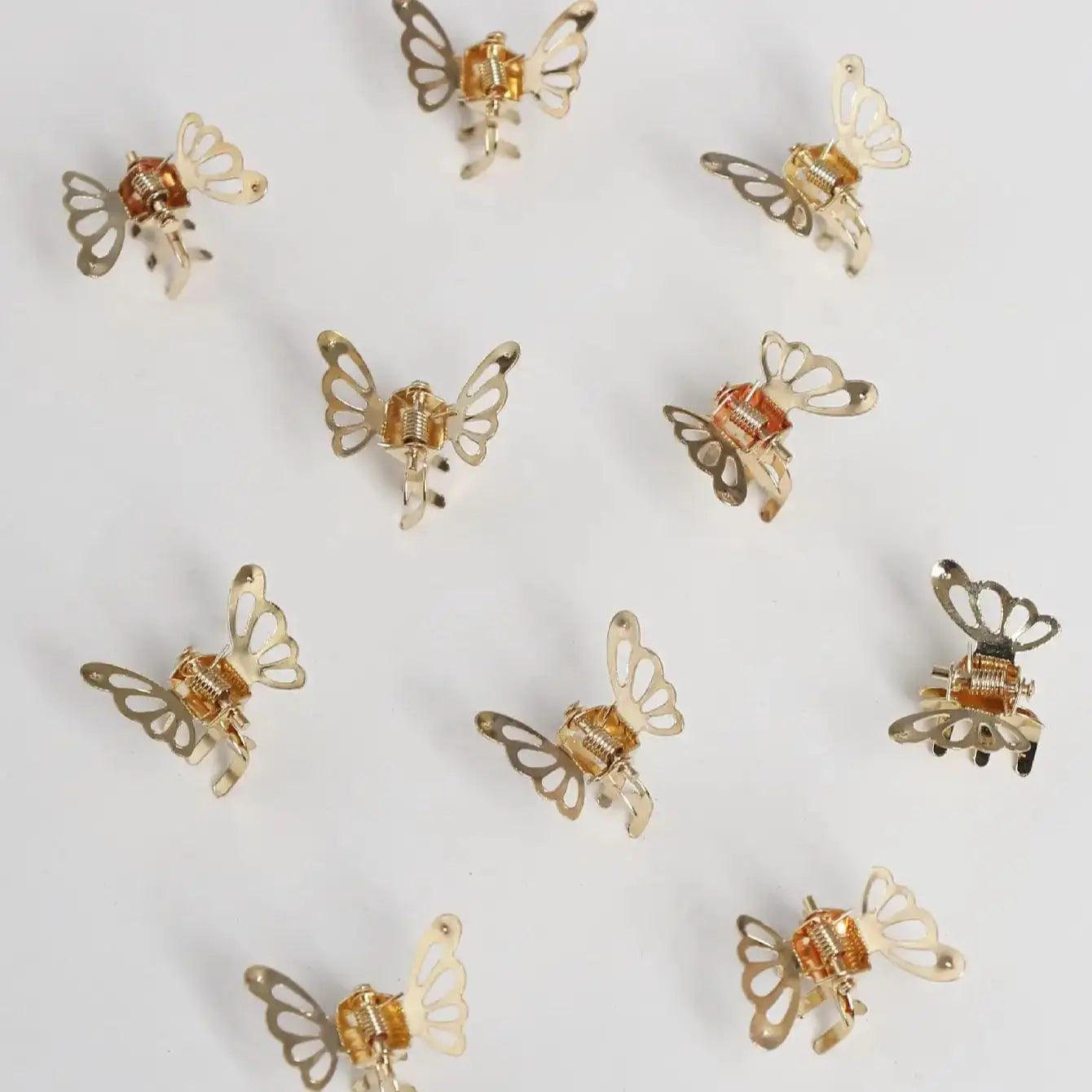 LOLI Butterfly Design Retro Design Hair Clips 10pcs