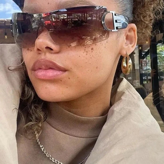 FINA Y2K Oversize 2000'S Sunglasses
