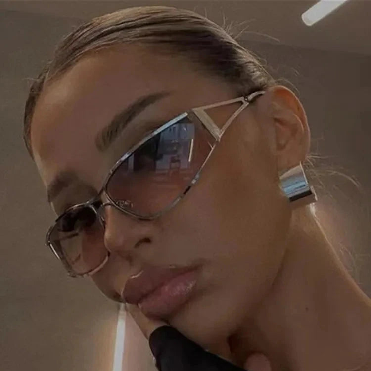 VINELLA Y2K Oversized Gradient Sunglasses